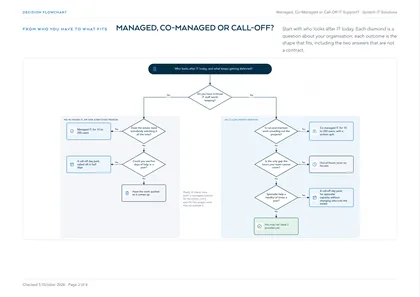 Page 3: The decision flowchart