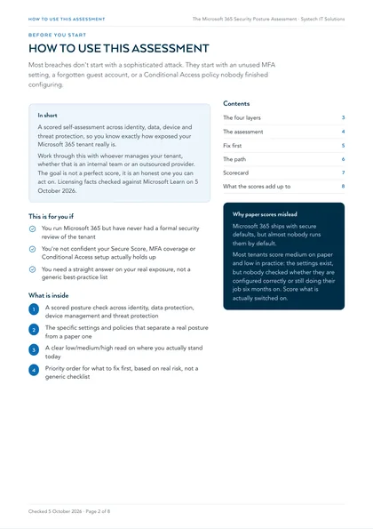 Page 2: How to use this assessment, and why paper scores mislead