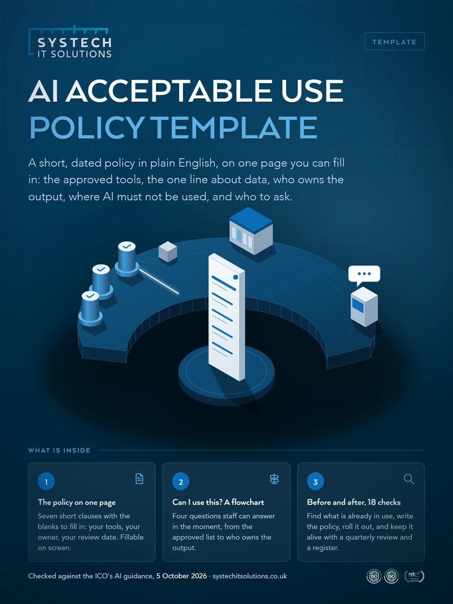 Cover of AI Acceptable Use Policy Template