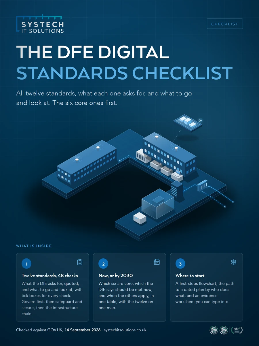 The DfE Digital Standards Checklist